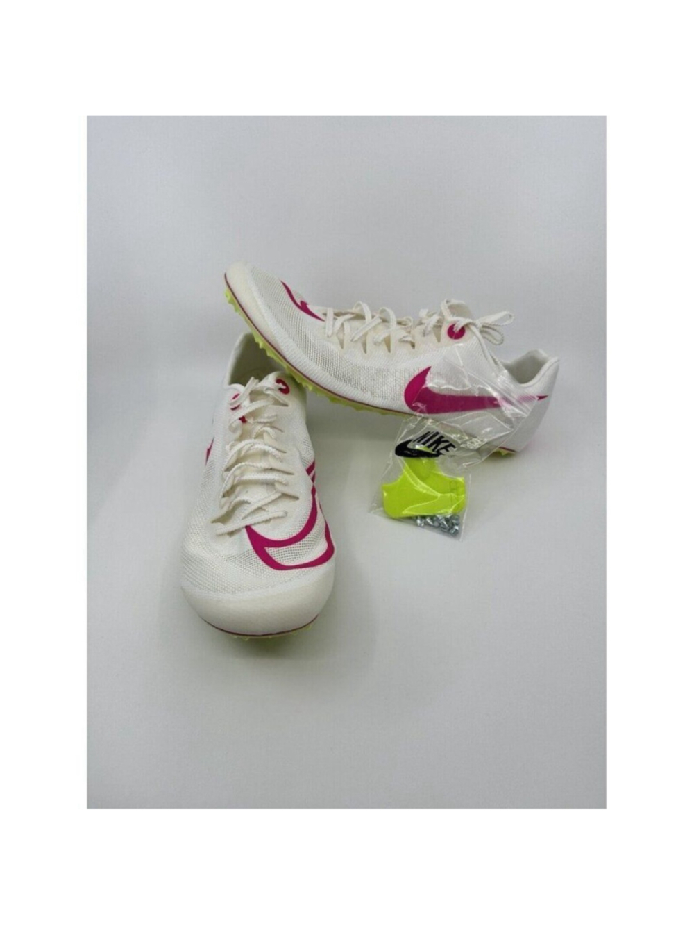 Men's Nike Zoom Ja Fly 4 Sail Fierce Pink Track Field Spikes DR2741-100 Size 11